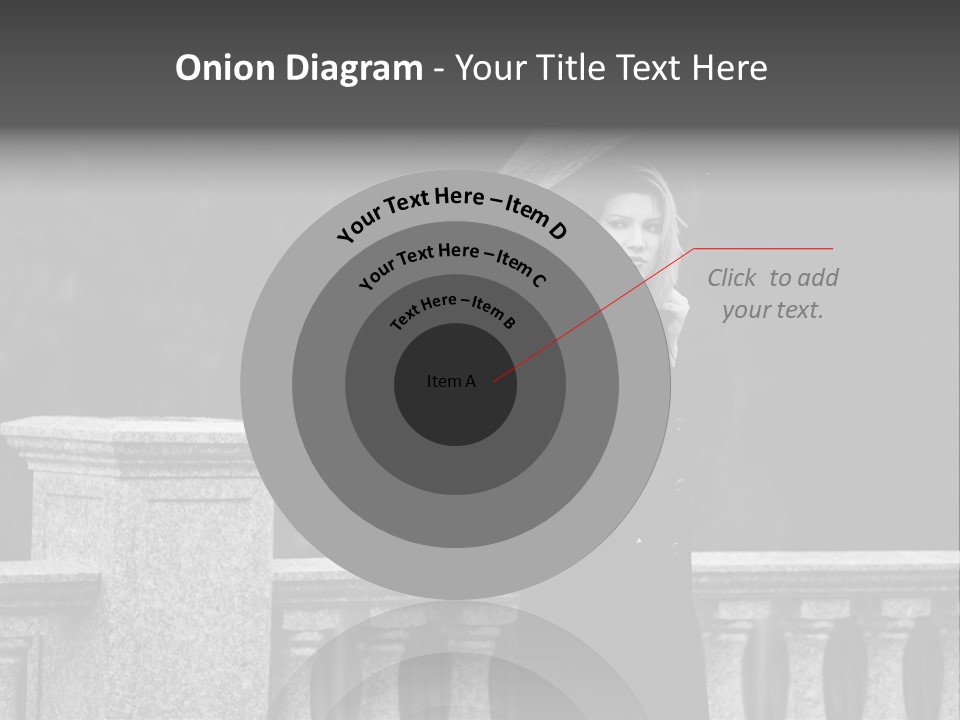 Pensive Human Sadness PowerPoint Template