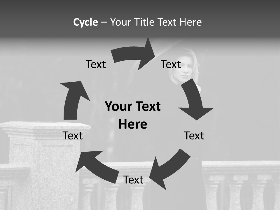 Pensive Human Sadness PowerPoint Template