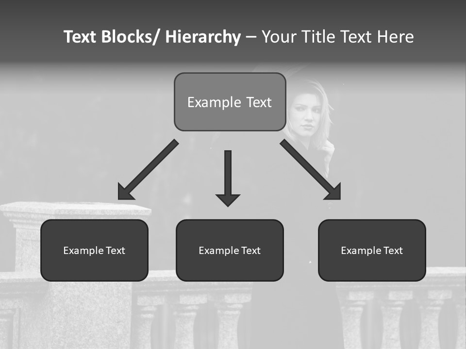 Pensive Human Sadness PowerPoint Template