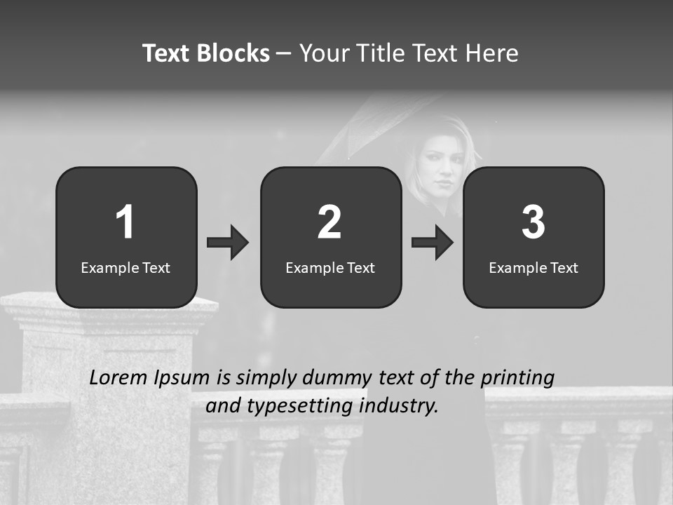 Pensive Human Sadness PowerPoint Template