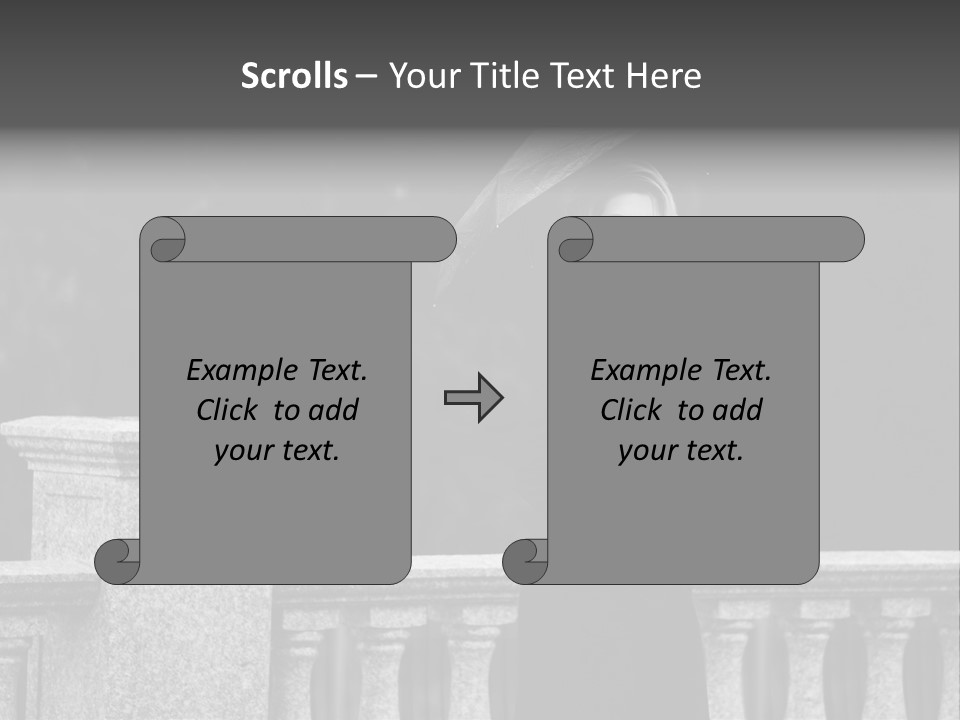 Pensive Human Sadness PowerPoint Template