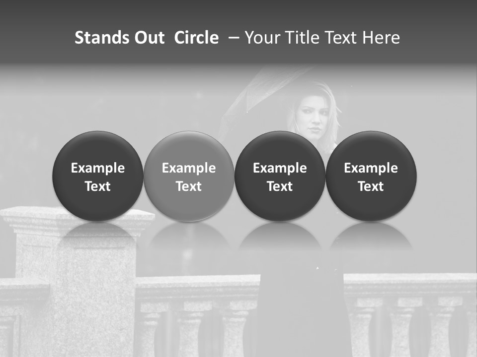 Pensive Human Sadness PowerPoint Template