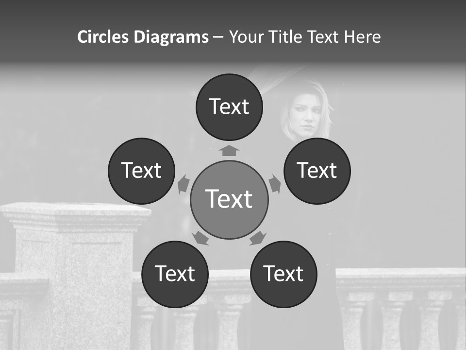 Pensive Human Sadness PowerPoint Template