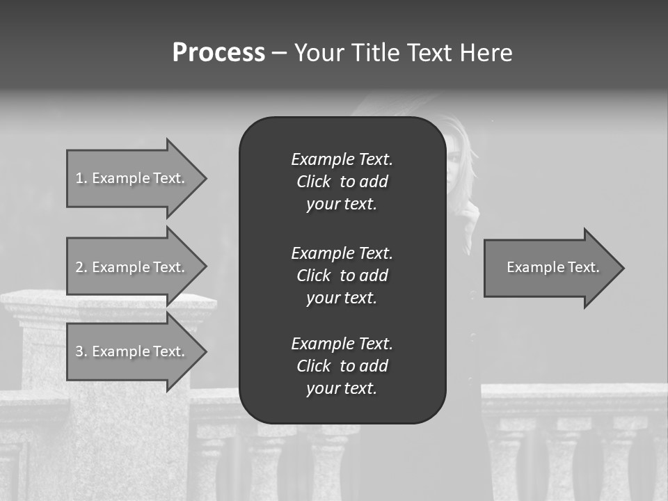 Pensive Human Sadness PowerPoint Template