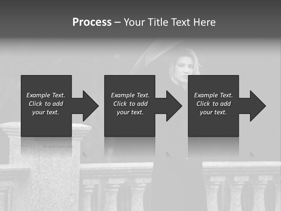 Pensive Human Sadness PowerPoint Template