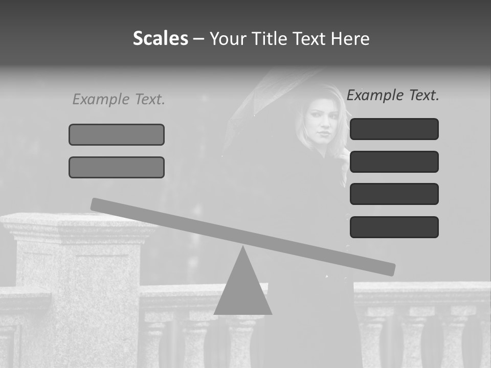 Pensive Human Sadness PowerPoint Template