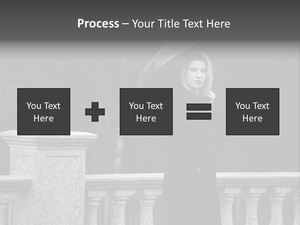 Pensive Human Sadness PowerPoint Template