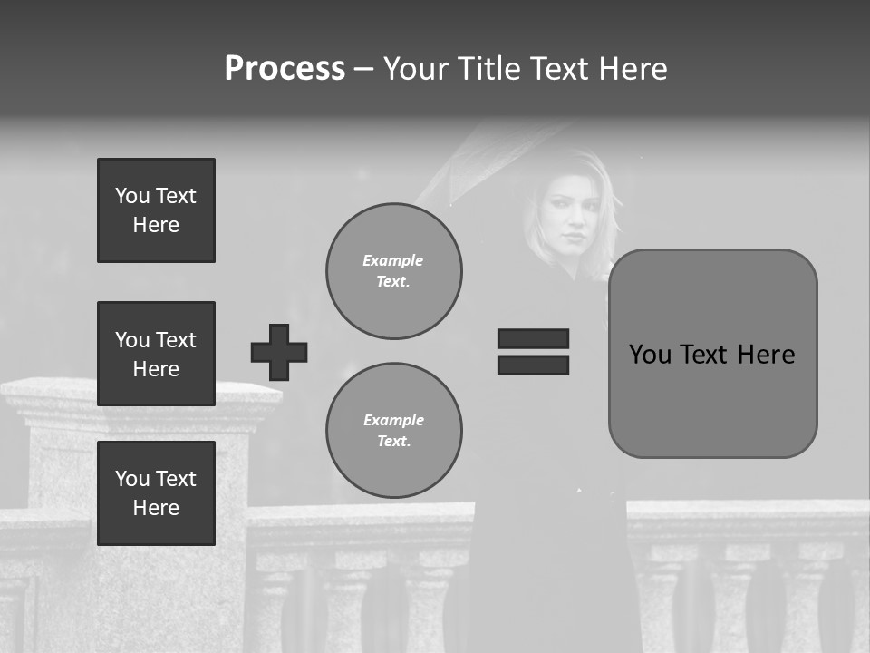Pensive Human Sadness PowerPoint Template
