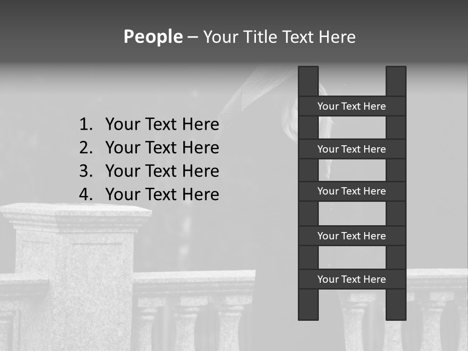 Pensive Human Sadness PowerPoint Template