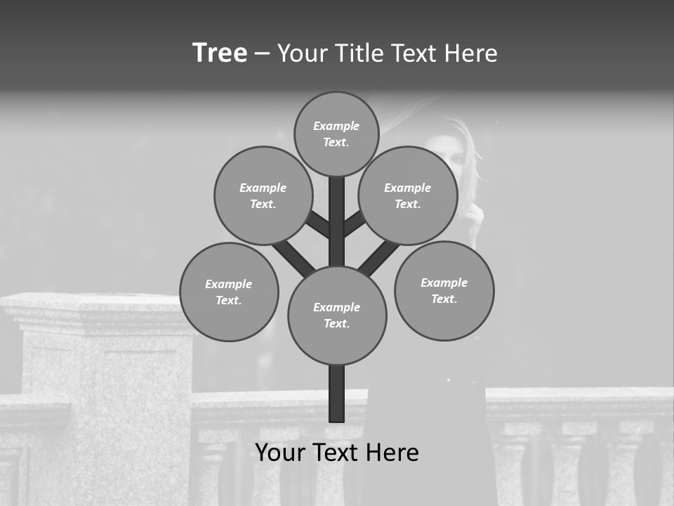 Pensive Human Sadness PowerPoint Template