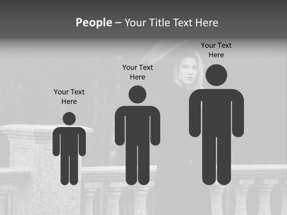 Pensive Human Sadness PowerPoint Template