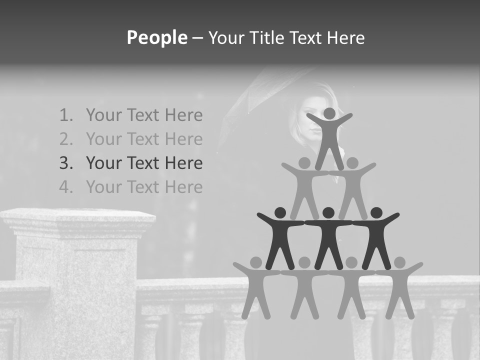 Pensive Human Sadness PowerPoint Template