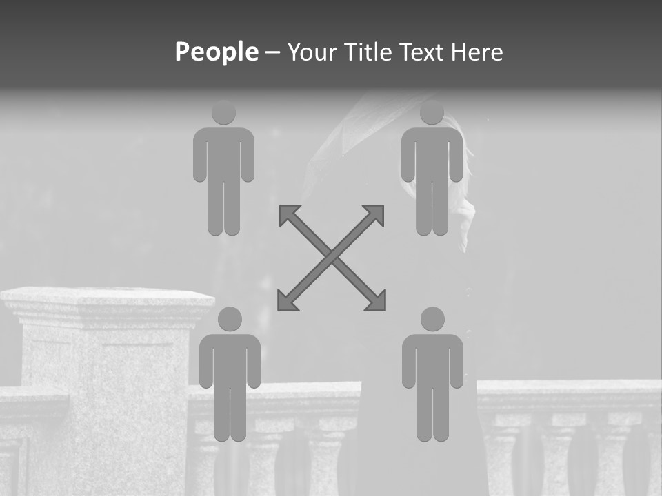 Pensive Human Sadness PowerPoint Template