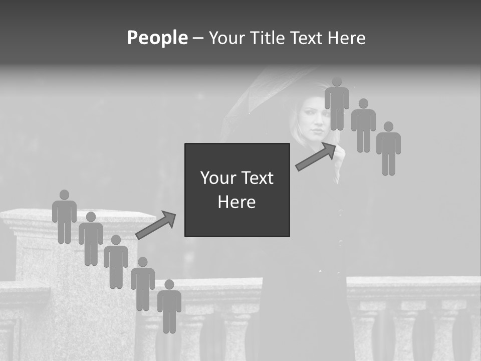 Pensive Human Sadness PowerPoint Template