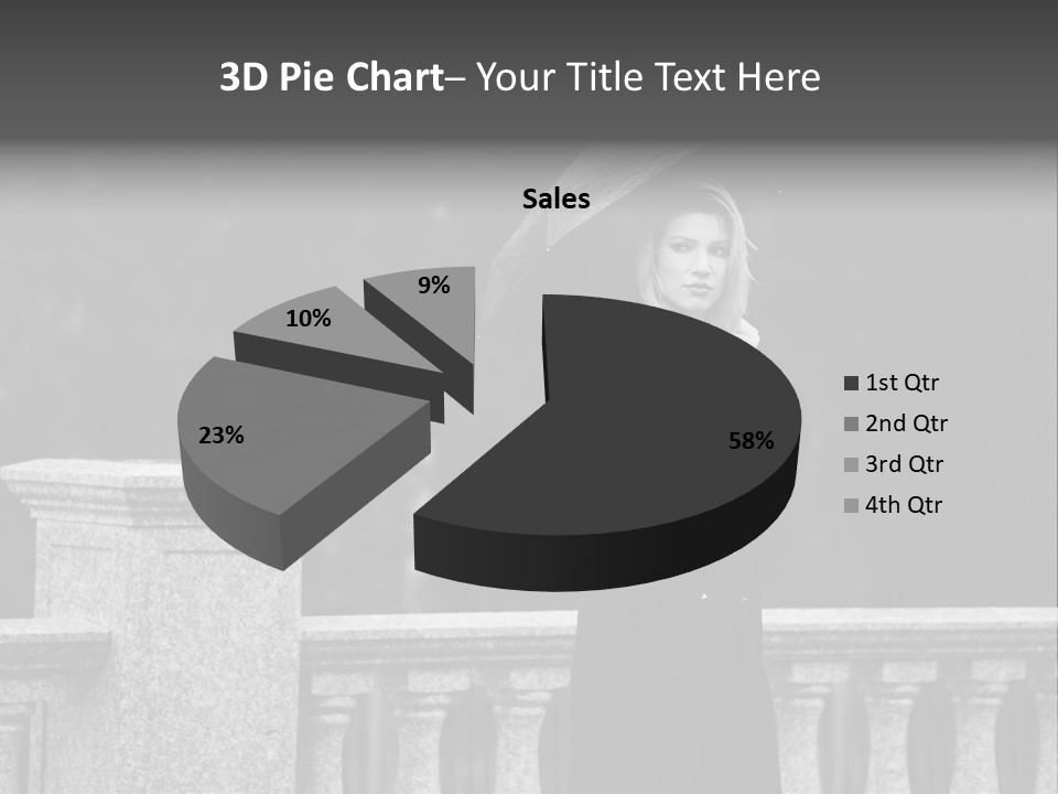 Pensive Human Sadness PowerPoint Template