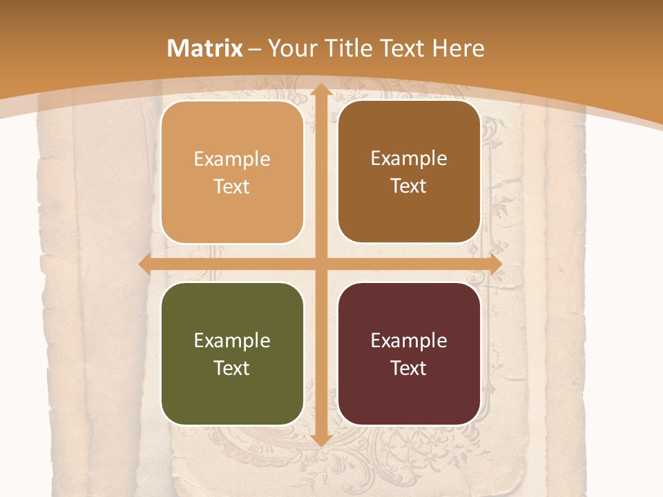 Frame Border Post PowerPoint Template