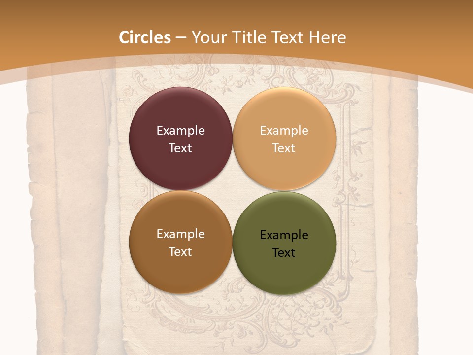 Frame Border Post PowerPoint Template