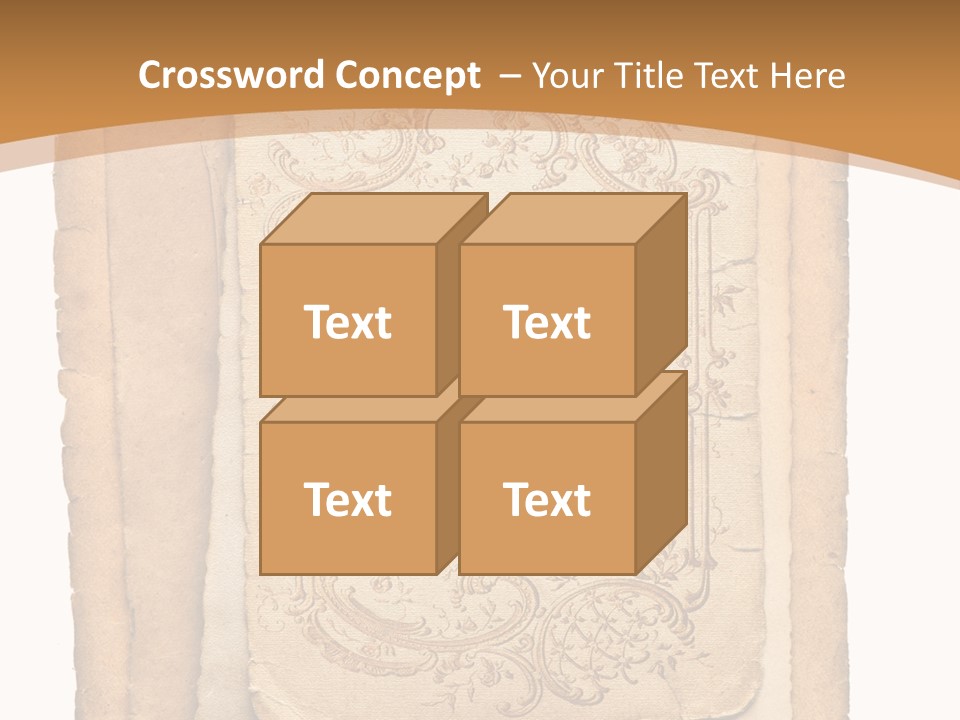 Frame Border Post PowerPoint Template