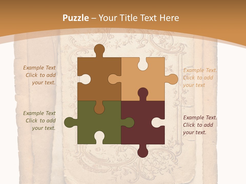 Frame Border Post PowerPoint Template