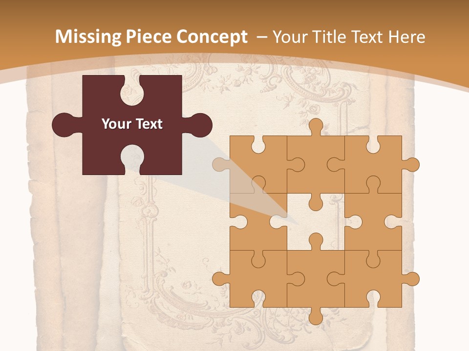 Frame Border Post PowerPoint Template