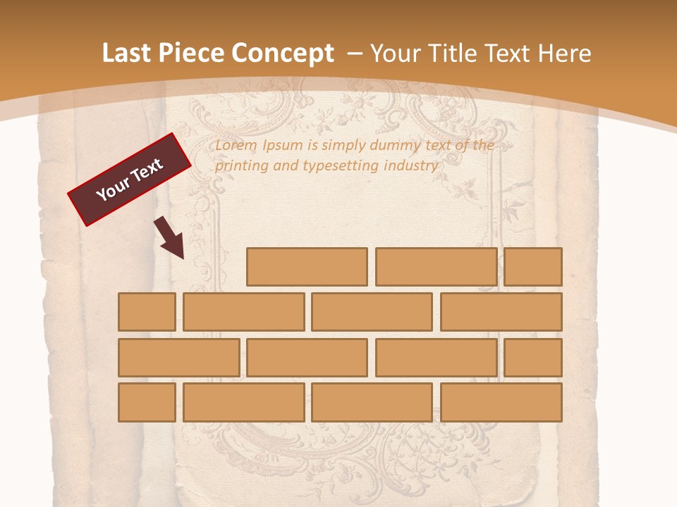Frame Border Post PowerPoint Template