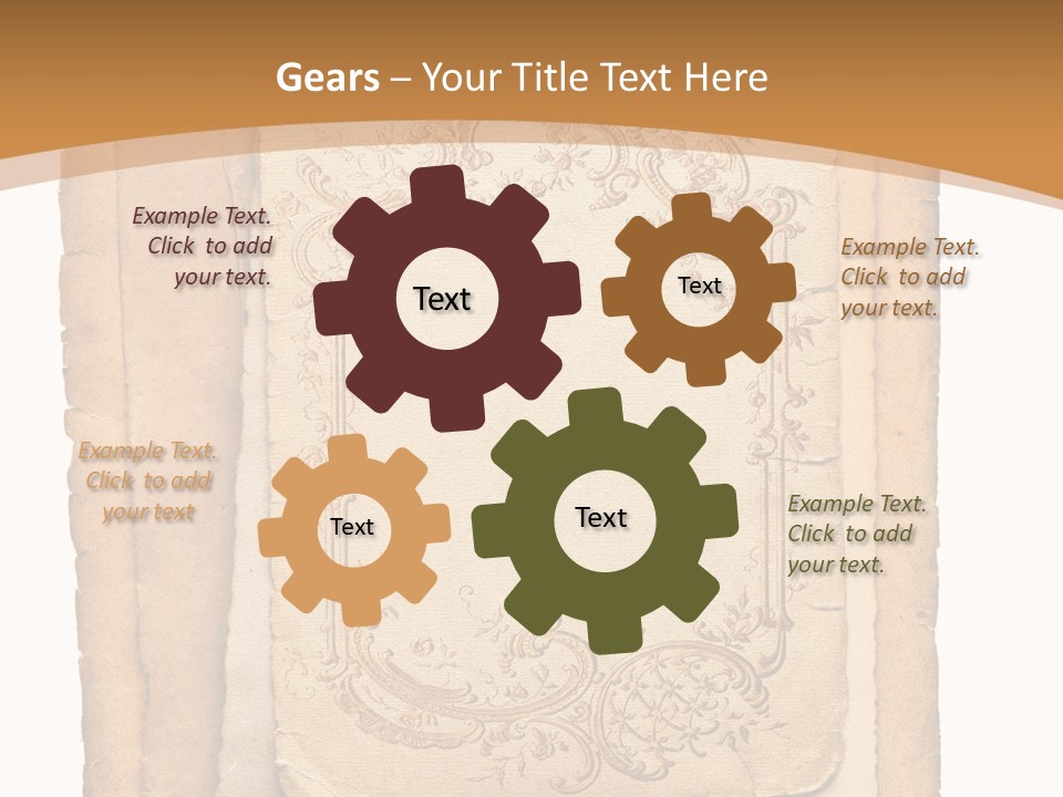 Frame Border Post PowerPoint Template