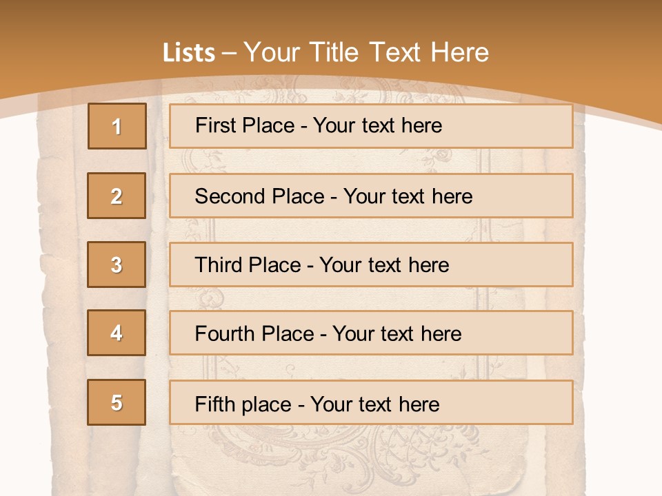 Frame Border Post PowerPoint Template
