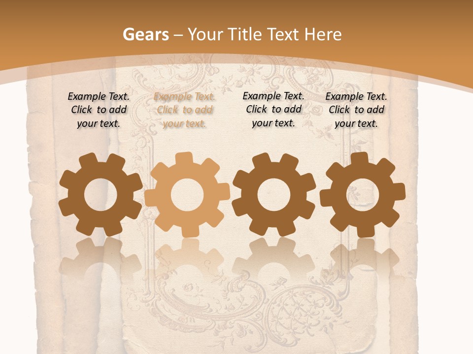 Frame Border Post PowerPoint Template