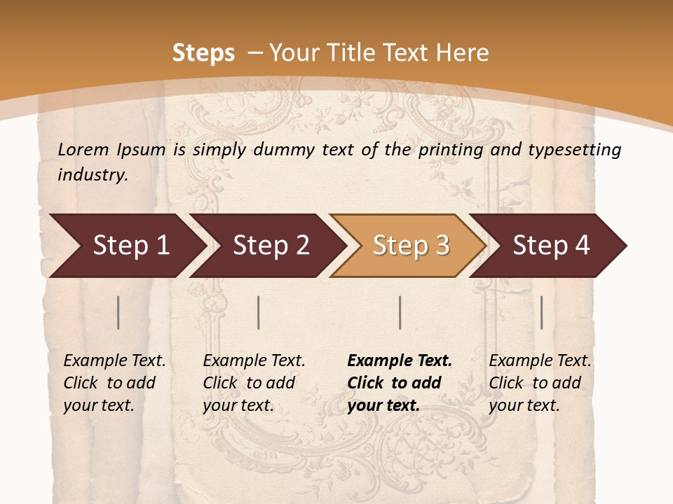 Frame Border Post PowerPoint Template