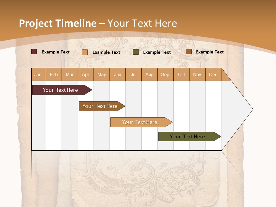 Frame Border Post PowerPoint Template