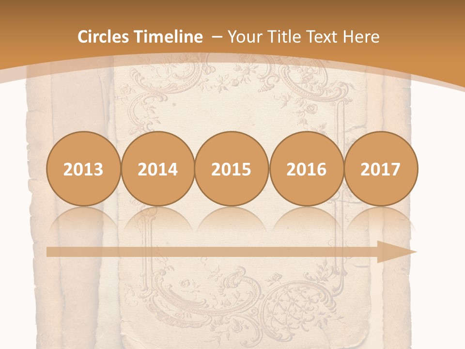 Frame Border Post PowerPoint Template