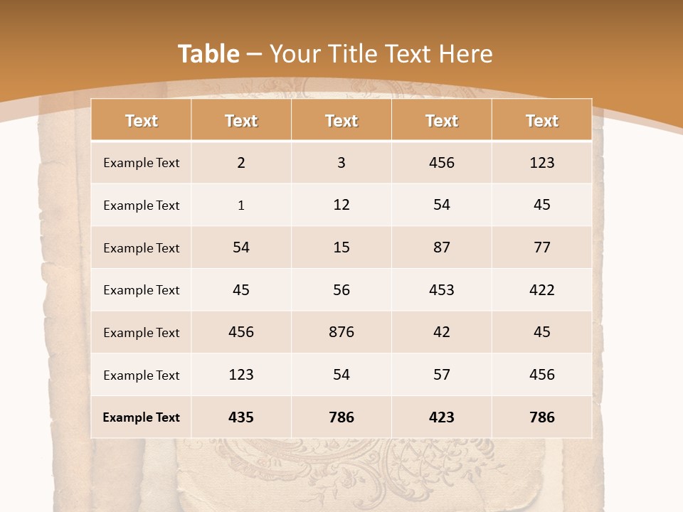 Frame Border Post PowerPoint Template
