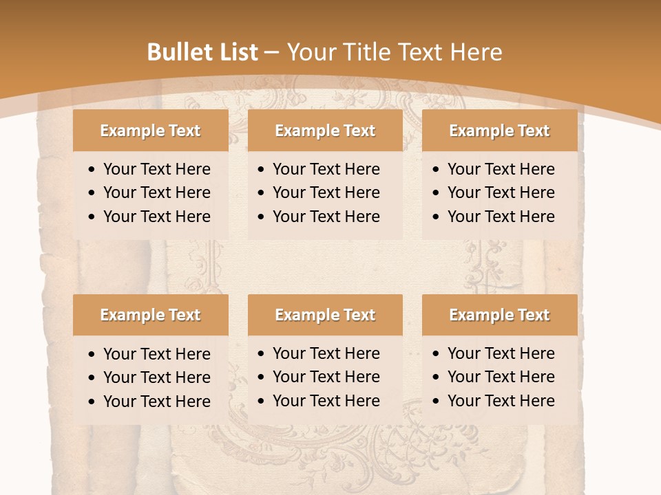 Frame Border Post PowerPoint Template
