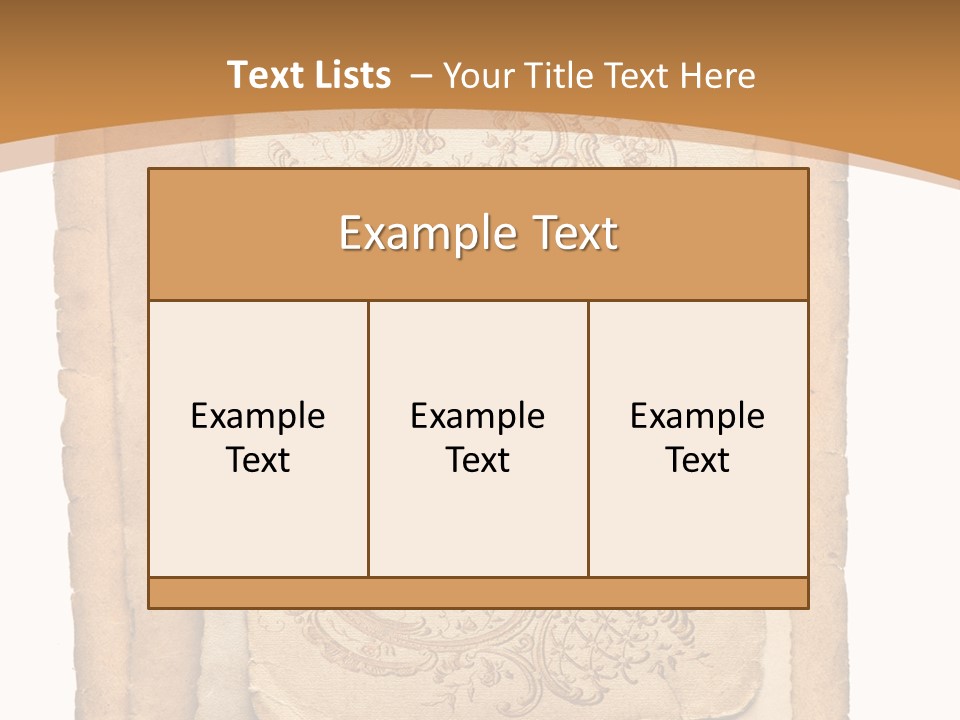 Frame Border Post PowerPoint Template