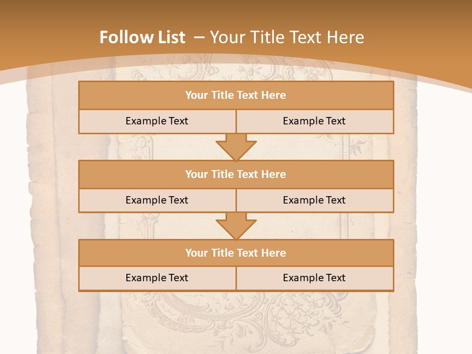 Frame Border Post PowerPoint Template