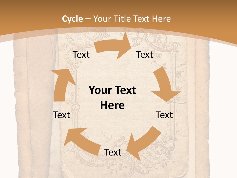 Frame Border Post PowerPoint Template