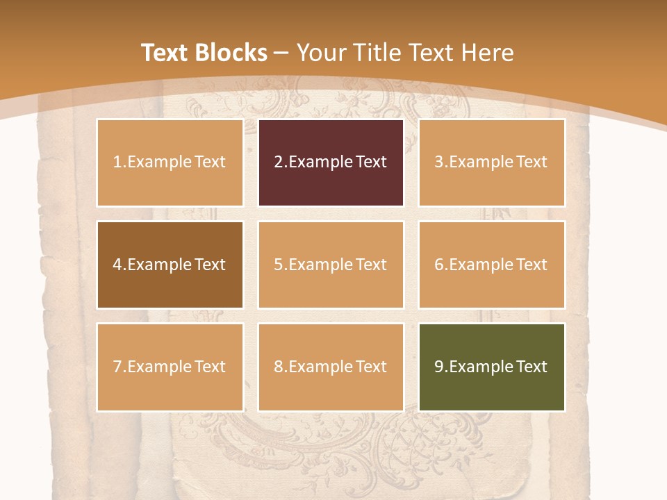 Frame Border Post PowerPoint Template