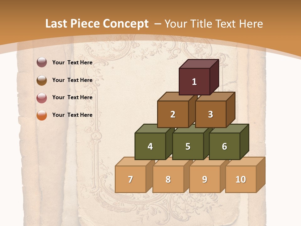 Frame Border Post PowerPoint Template