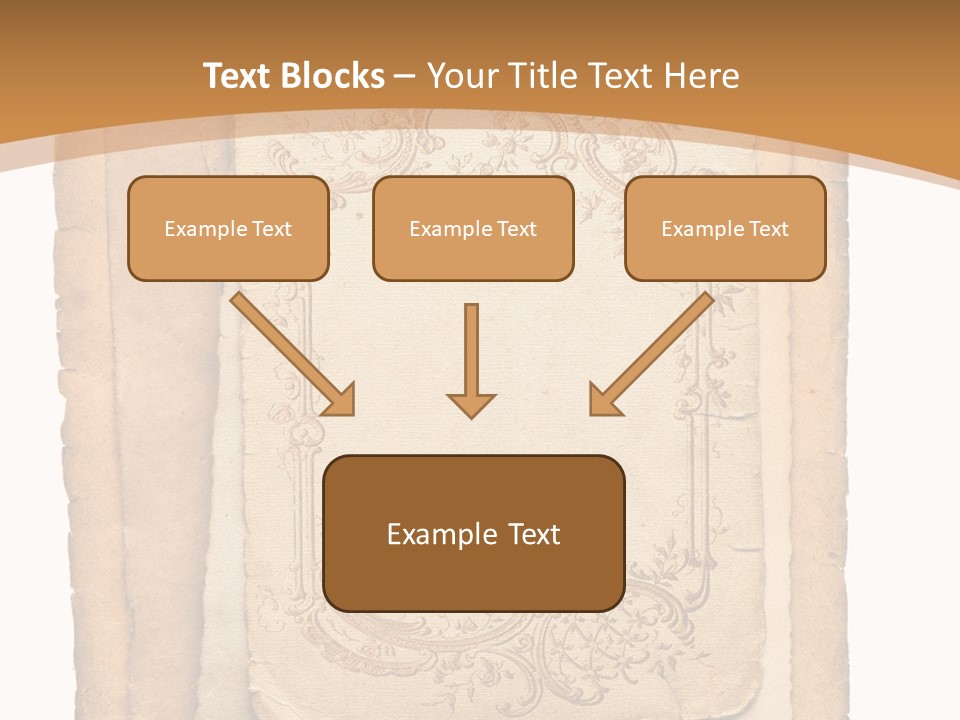 Frame Border Post PowerPoint Template