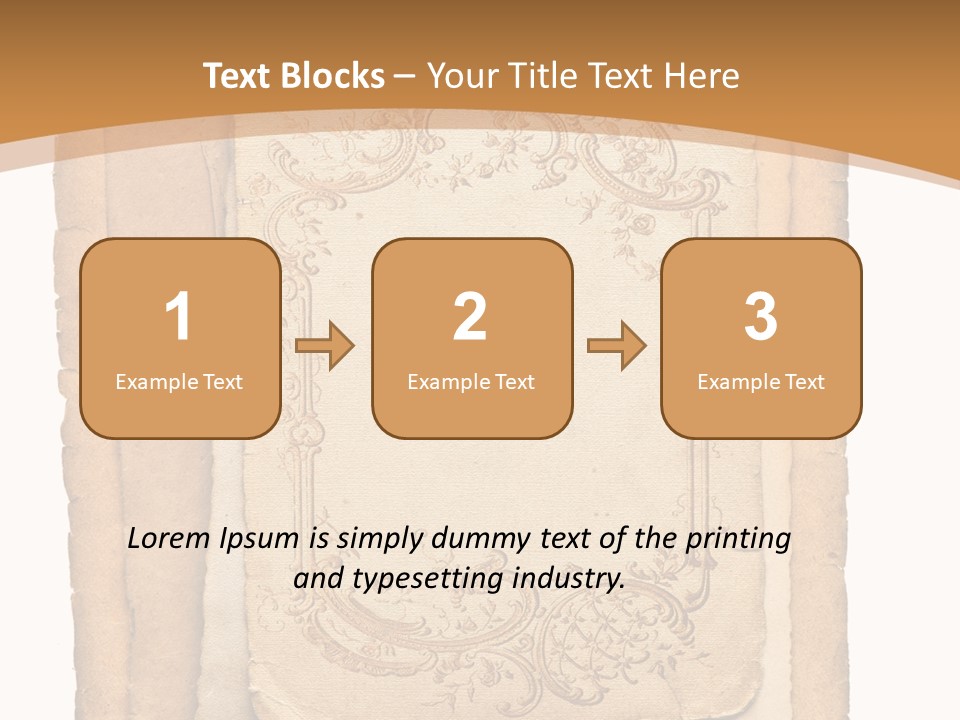 Frame Border Post PowerPoint Template