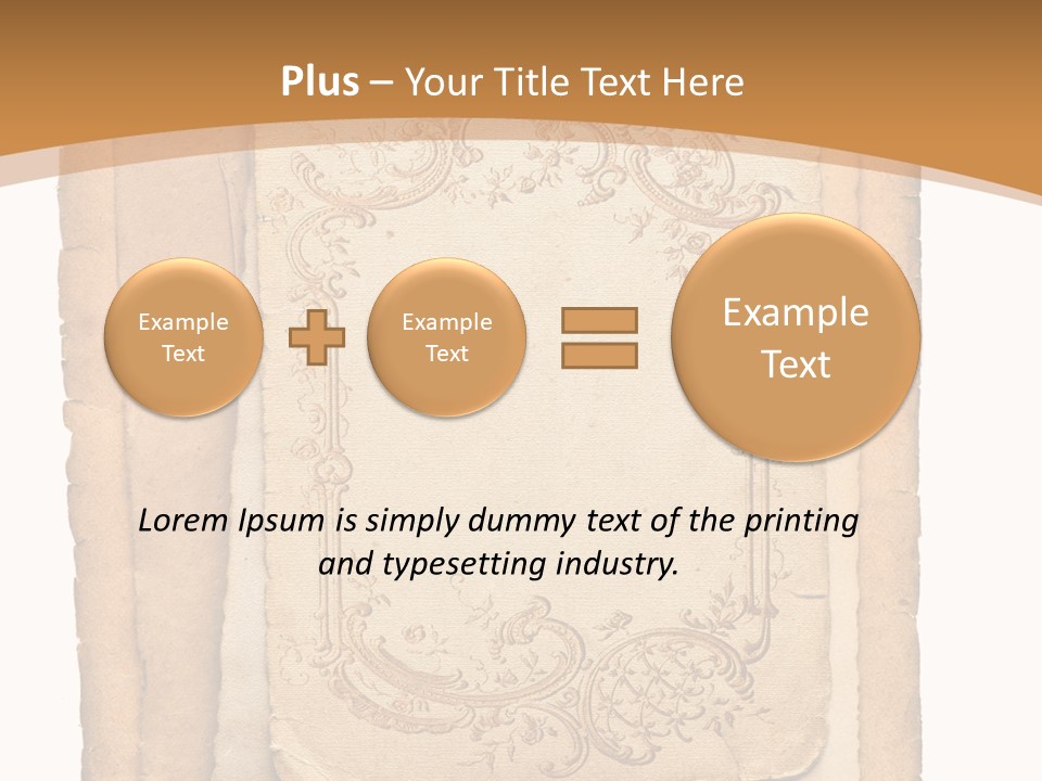 Frame Border Post PowerPoint Template