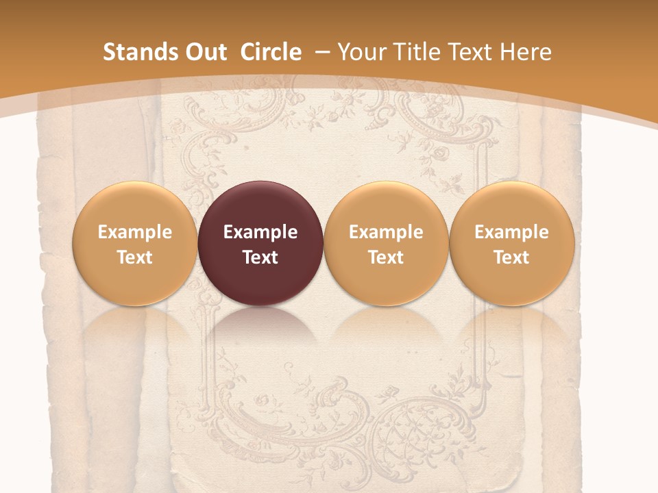 Frame Border Post PowerPoint Template