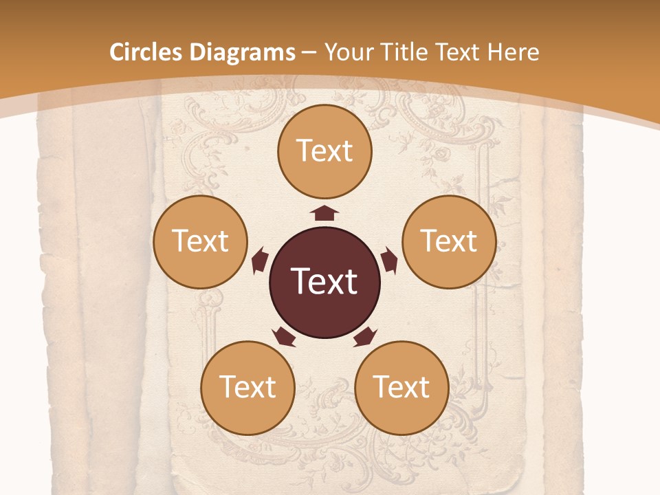 Frame Border Post PowerPoint Template