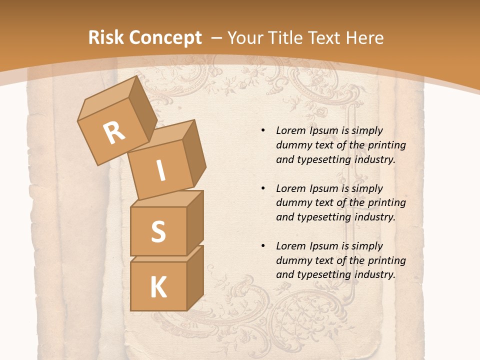 Frame Border Post PowerPoint Template