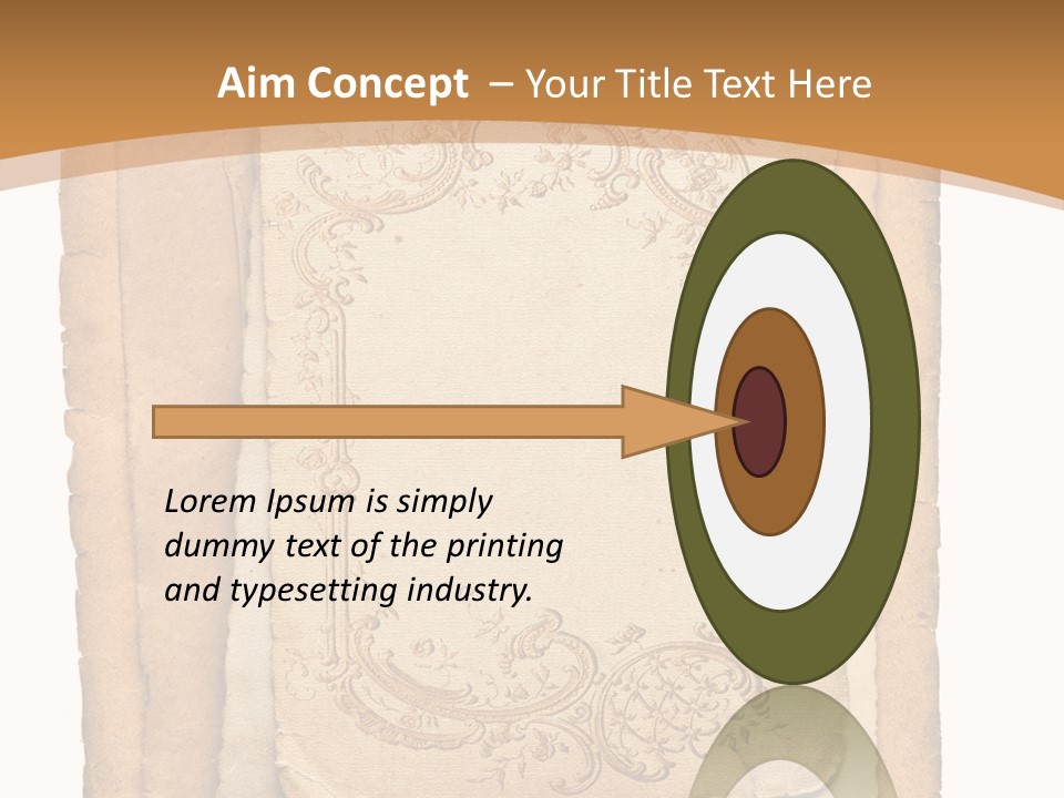 Frame Border Post PowerPoint Template