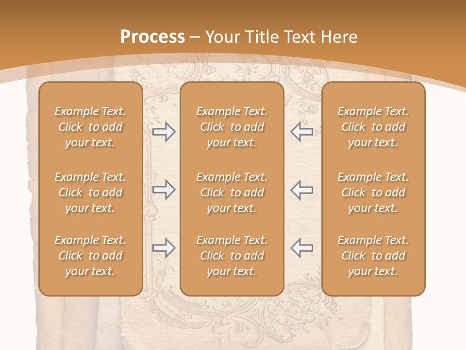 Frame Border Post PowerPoint Template