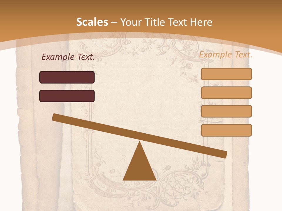 Frame Border Post PowerPoint Template