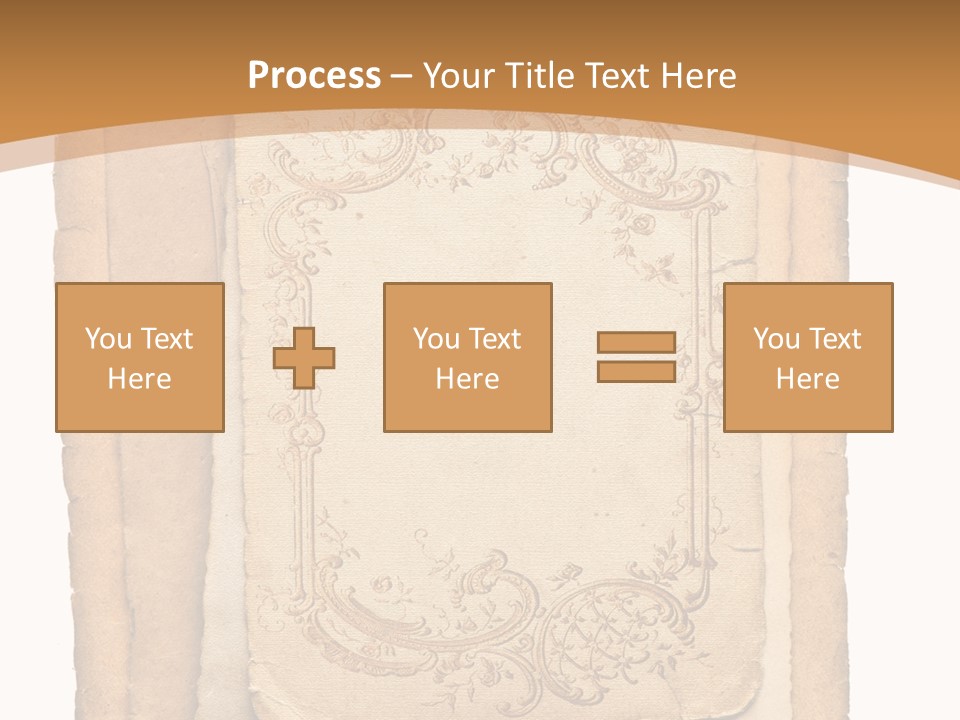 Frame Border Post PowerPoint Template