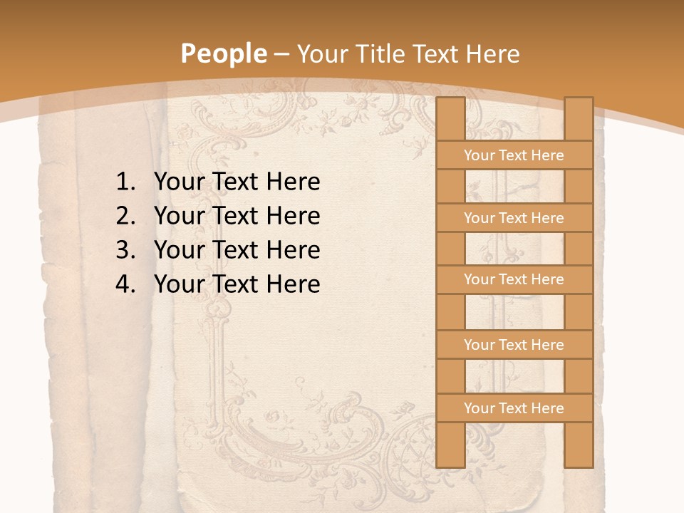 Frame Border Post PowerPoint Template