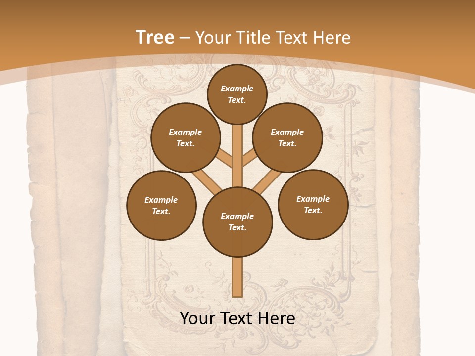 Frame Border Post PowerPoint Template